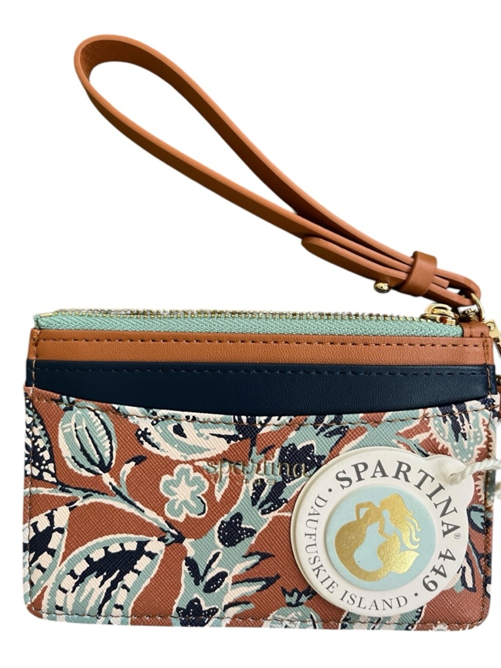 NWT Spartina 449 Kalalanta Blooming Vines Card Coin Purse